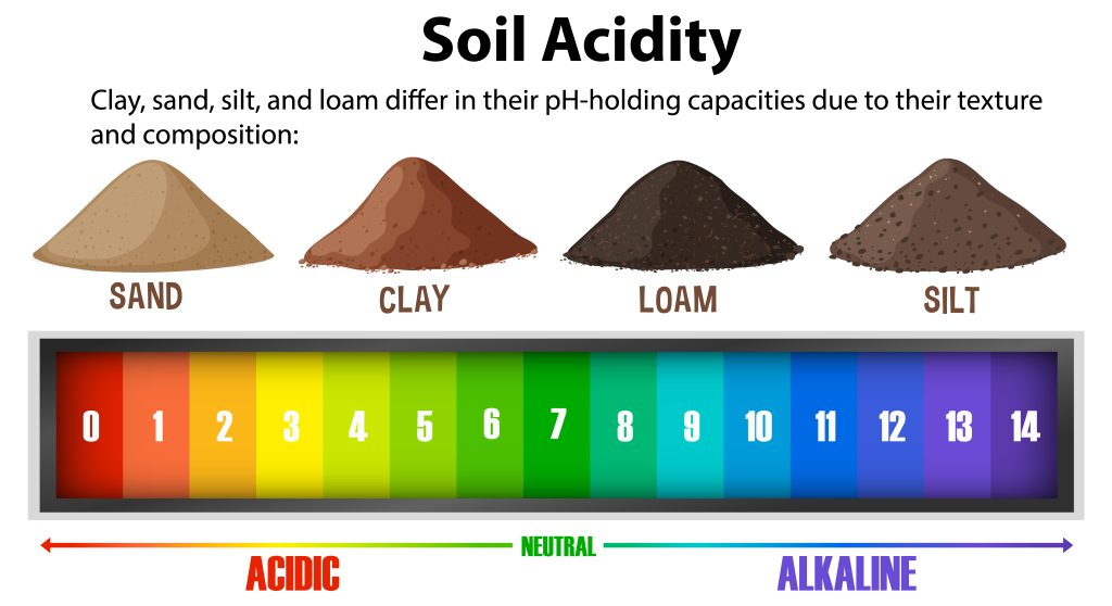 Image of soil acidity range